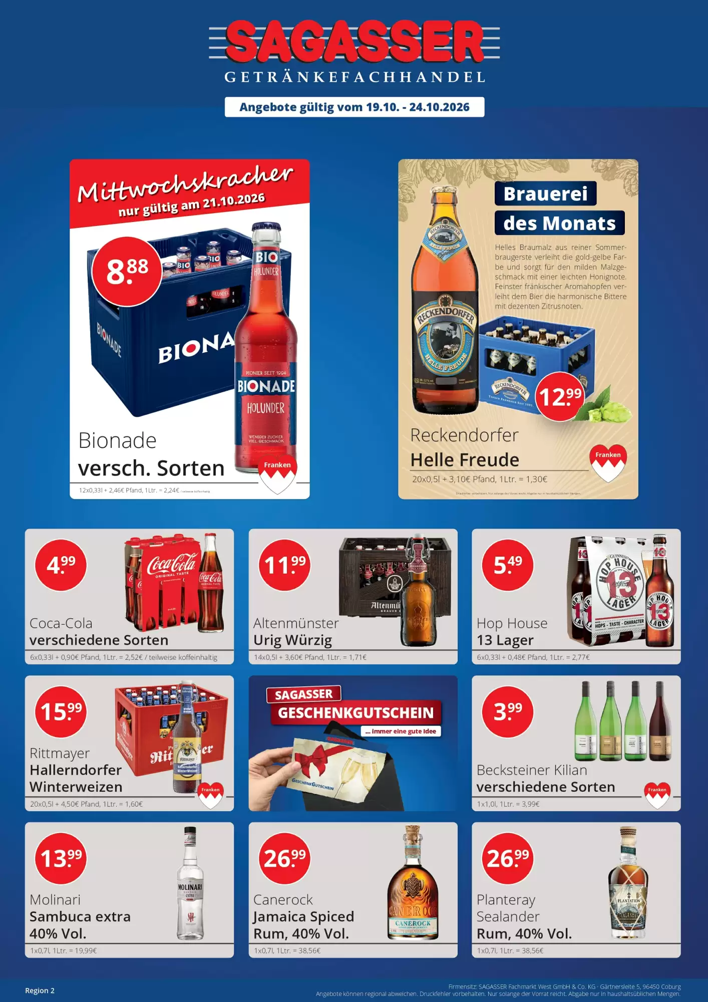 Sagasser Prospekt (ab 19.10.2026) zum Blättern - Seite 2