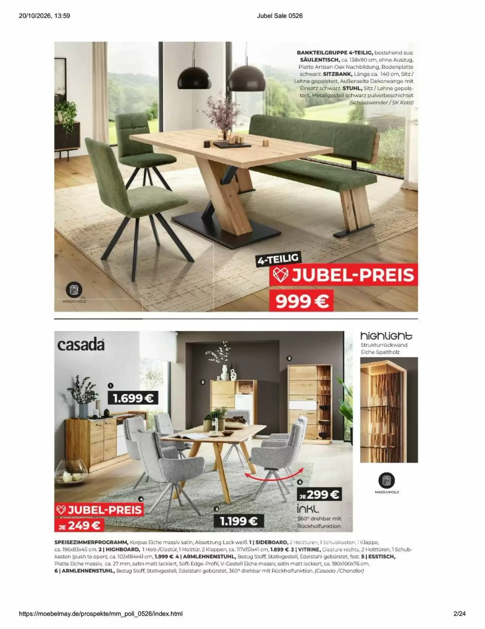 Möbel May Prospekt (ab 20.10.2026) zum Blättern - Seite 2