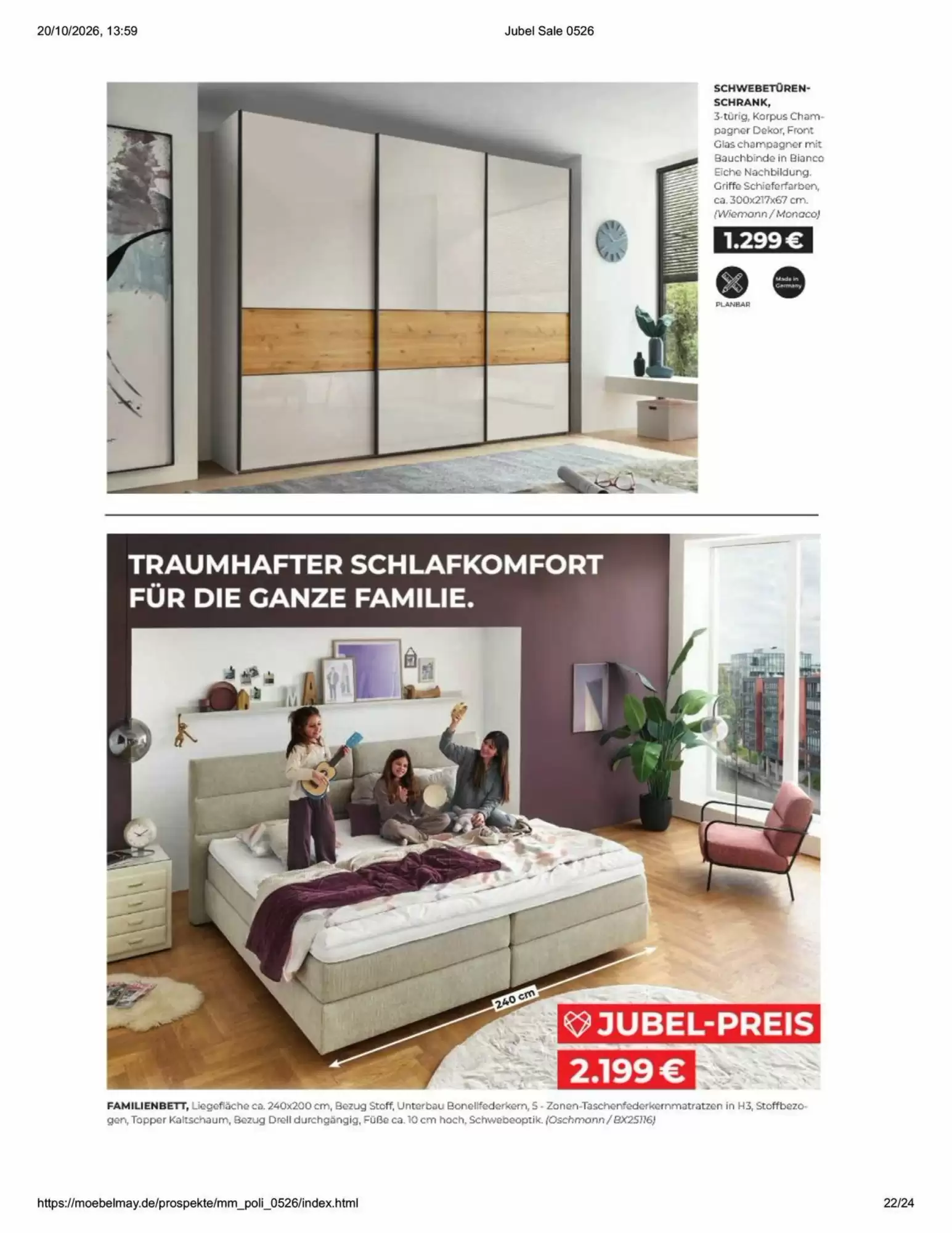 Möbel May Prospekt (ab 20.10.2026) zum Blättern - Seite 22