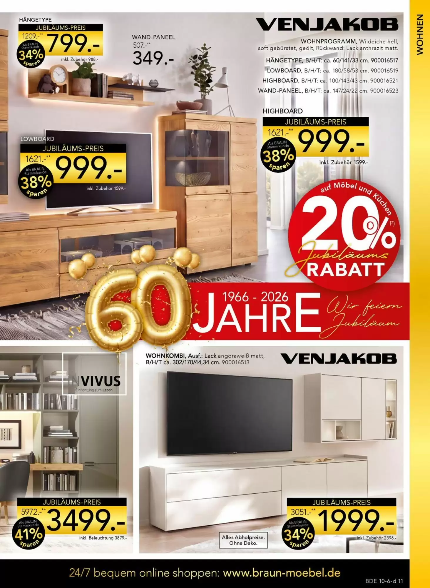 Möbel Braun Prospekt (ab 20.10.2026) zum Blättern - Seite 11
