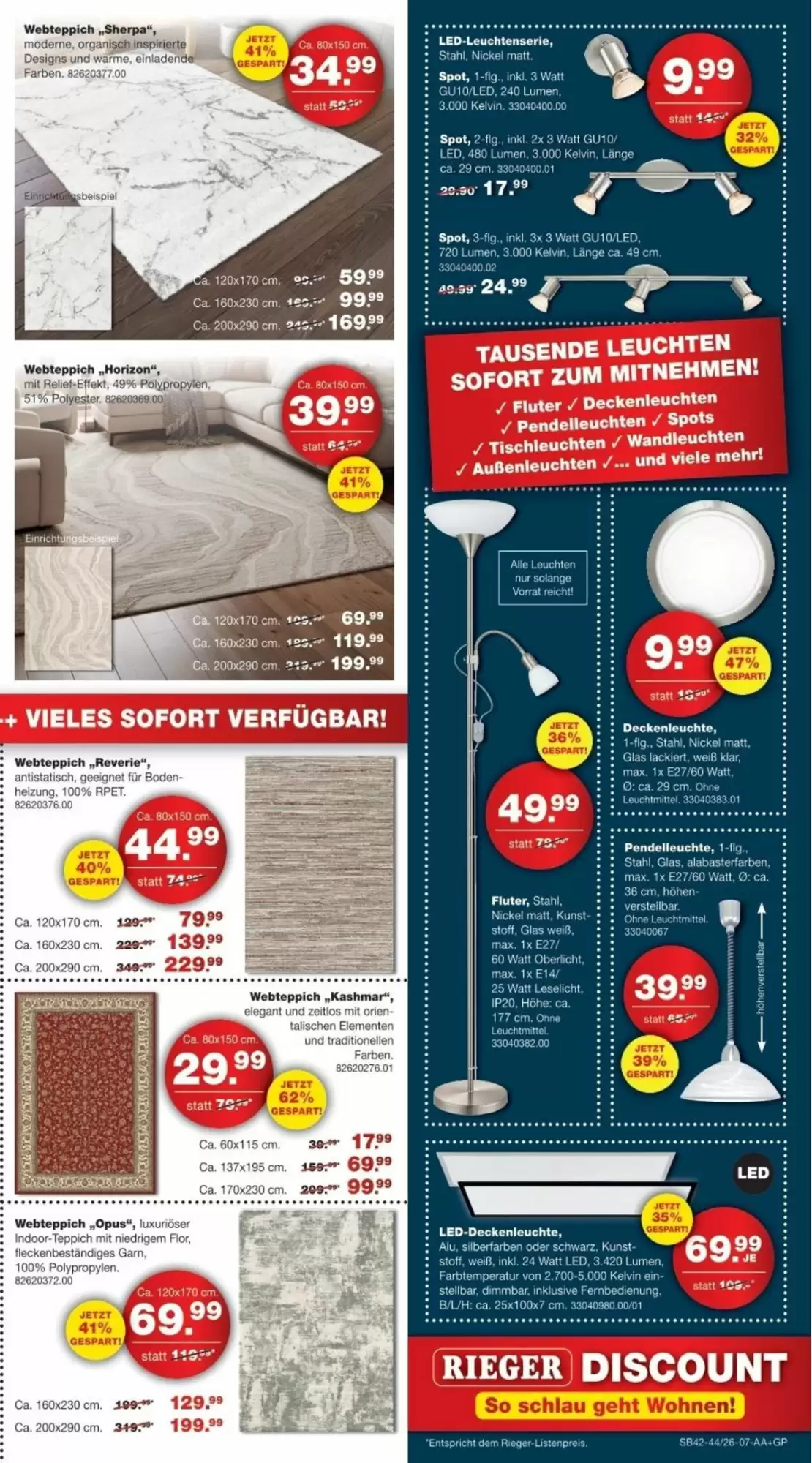 Möbel Rieger Prospekt (ab 20.10.2026) zum Blättern - Seite 7