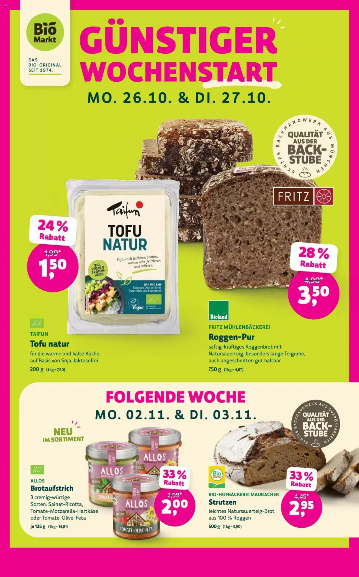 Biomarkt Prospekt (ab 21.10.2026) zum Blättern - Seite 5