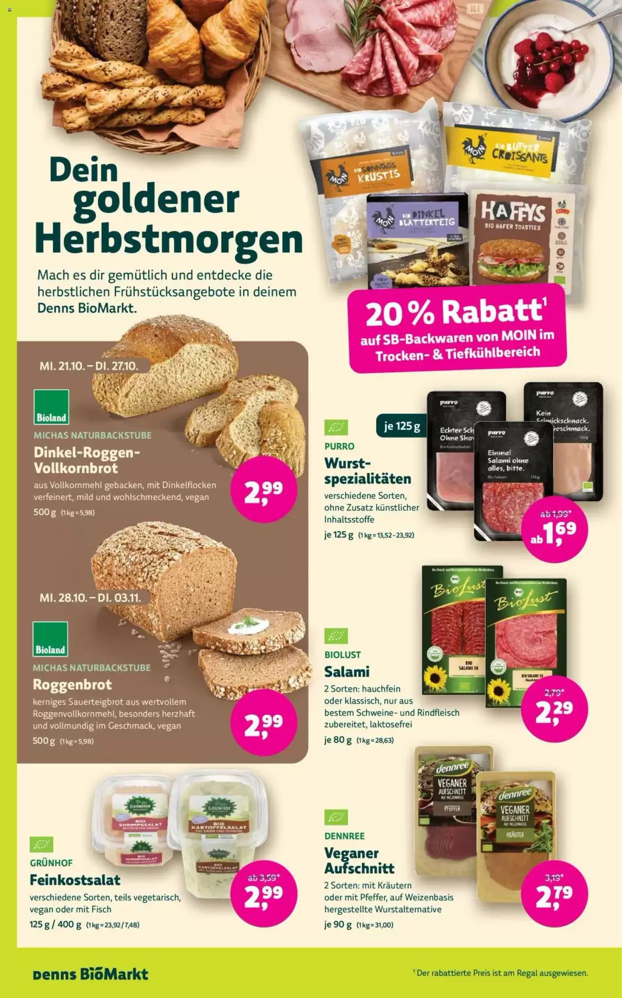 Denns BioMarkt Prospekt (ab 21.10.2026) zum Blättern - Seite 8