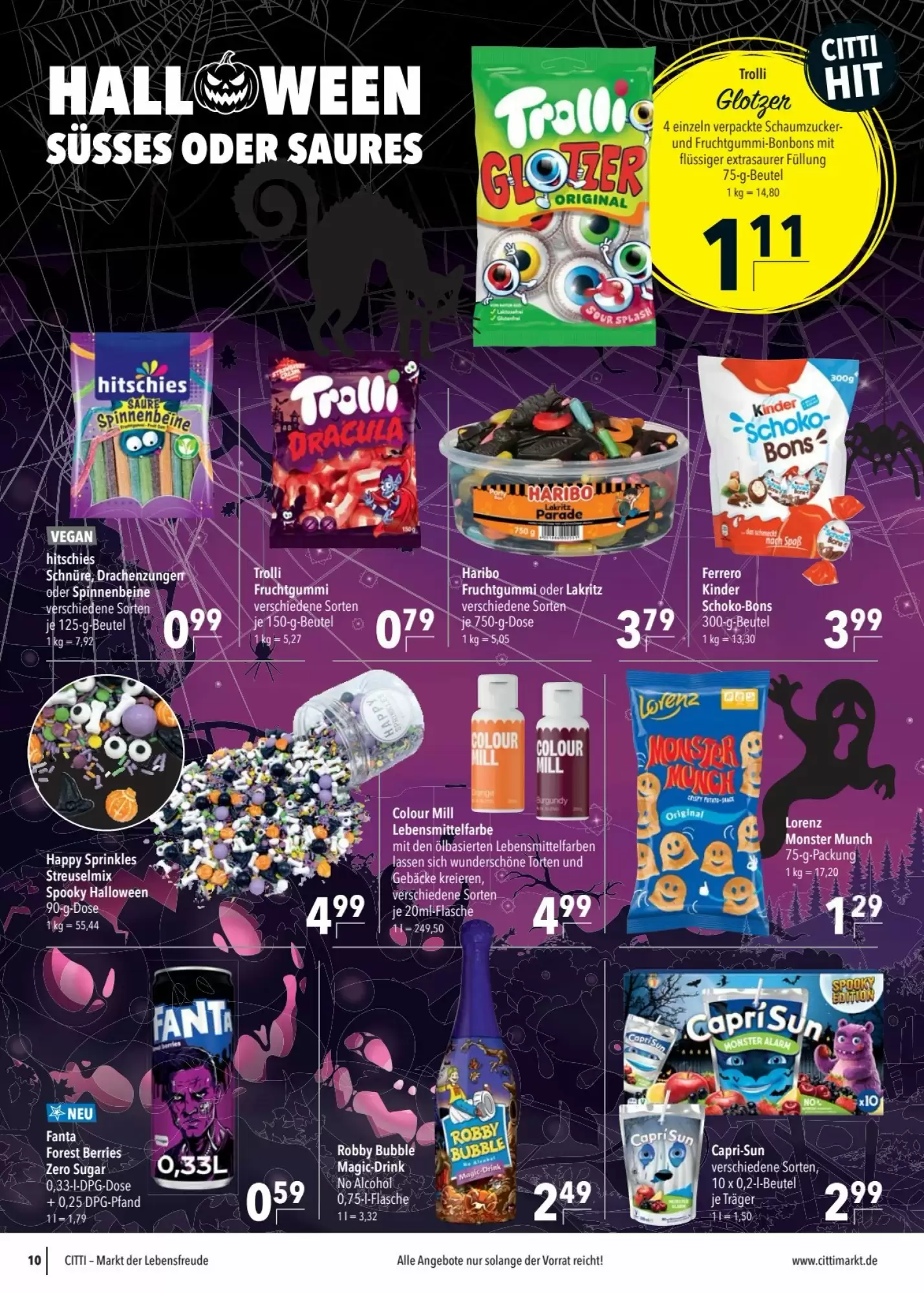 CITTI Markt Prospekt (ab 21.10.2026) zum Blättern - Seite 10