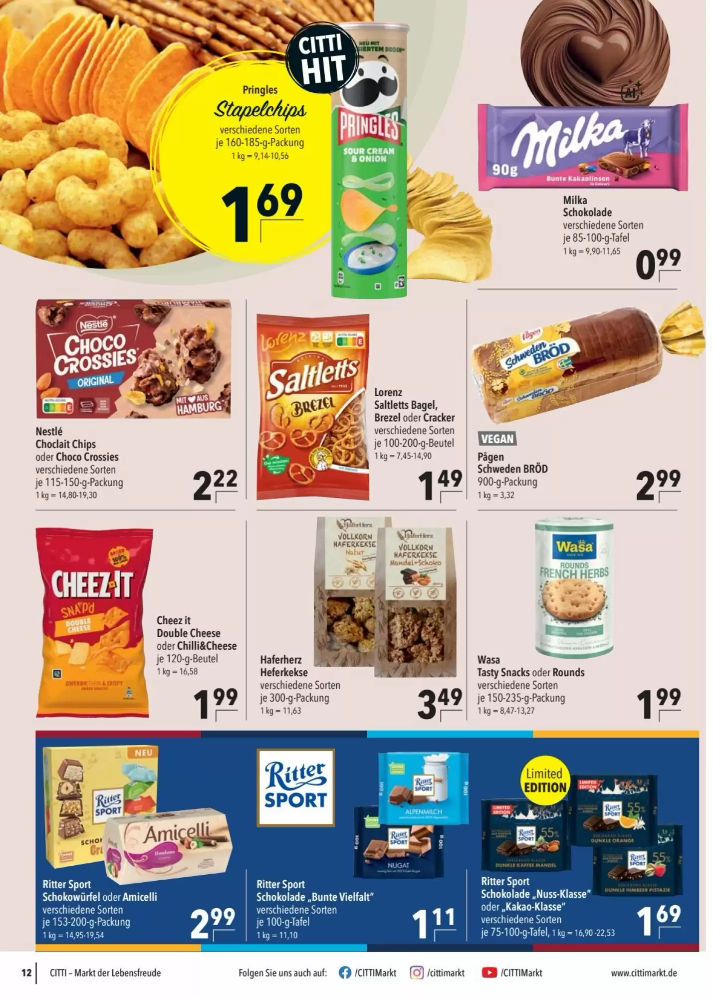CITTI Markt Prospekt (ab 21.10.2026) zum Blättern - Seite 12