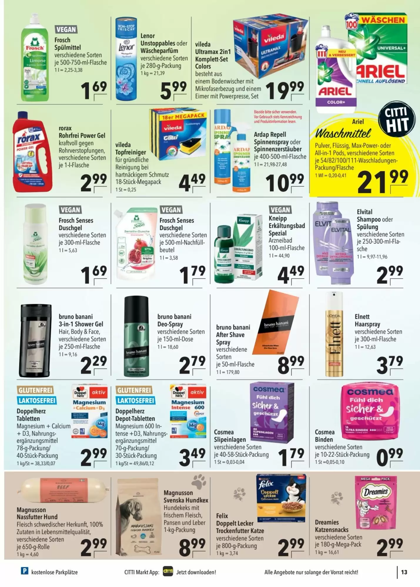 CITTI Markt Prospekt (ab 21.10.2026) zum Blättern - Seite 13