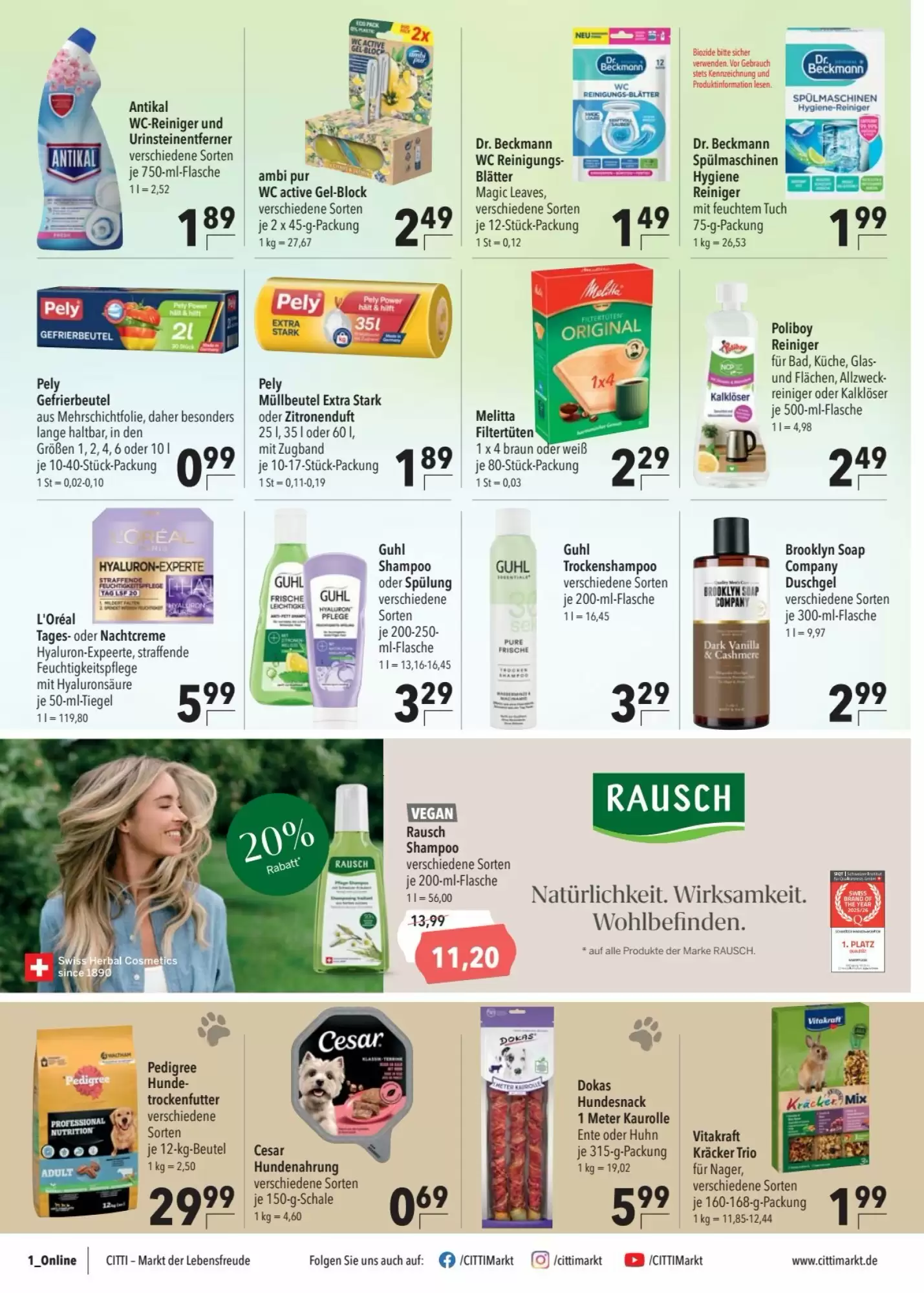 CITTI Markt Prospekt (ab 21.10.2026) zum Blättern - Seite 14