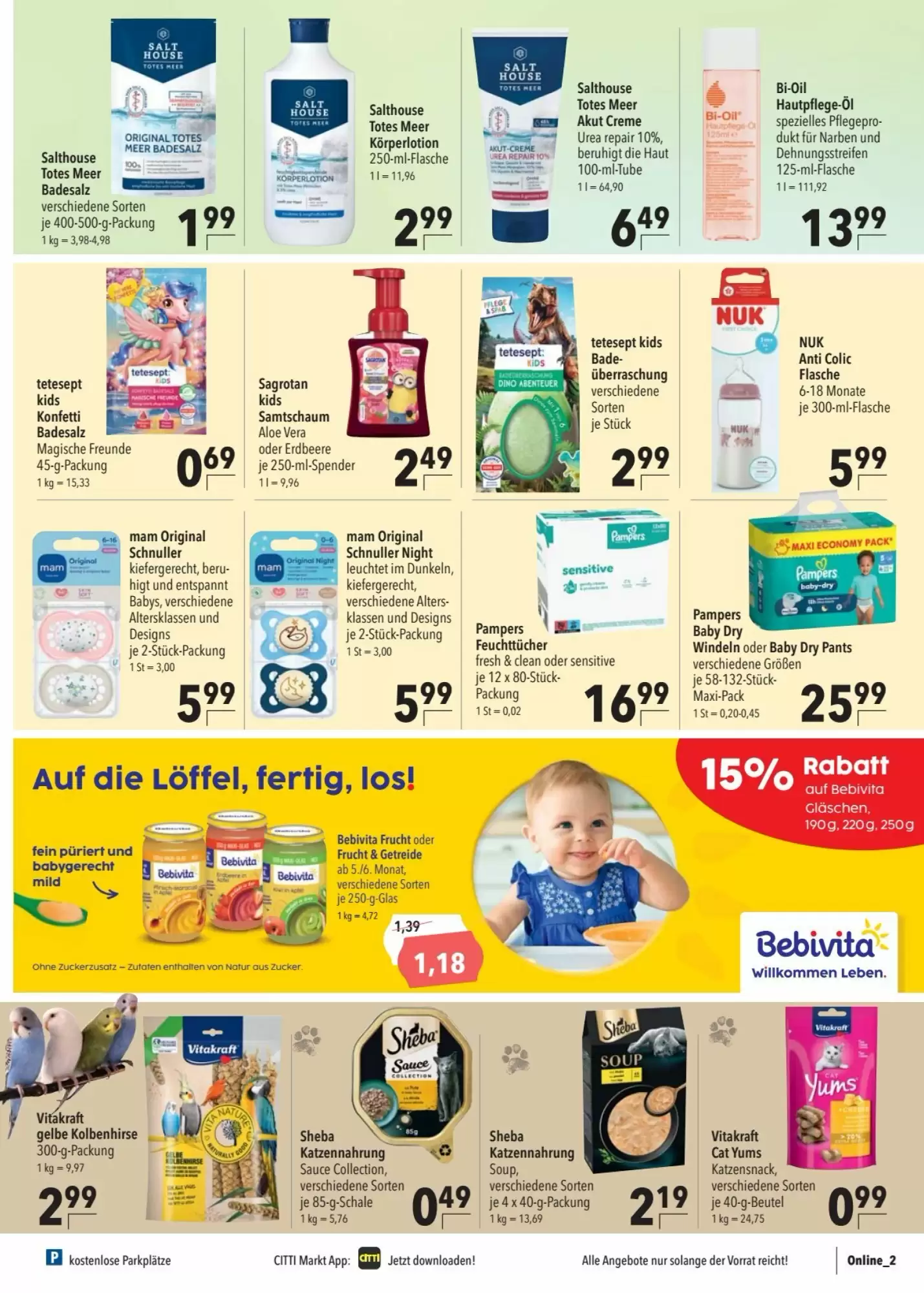 CITTI Markt Prospekt (ab 21.10.2026) zum Blättern - Seite 15