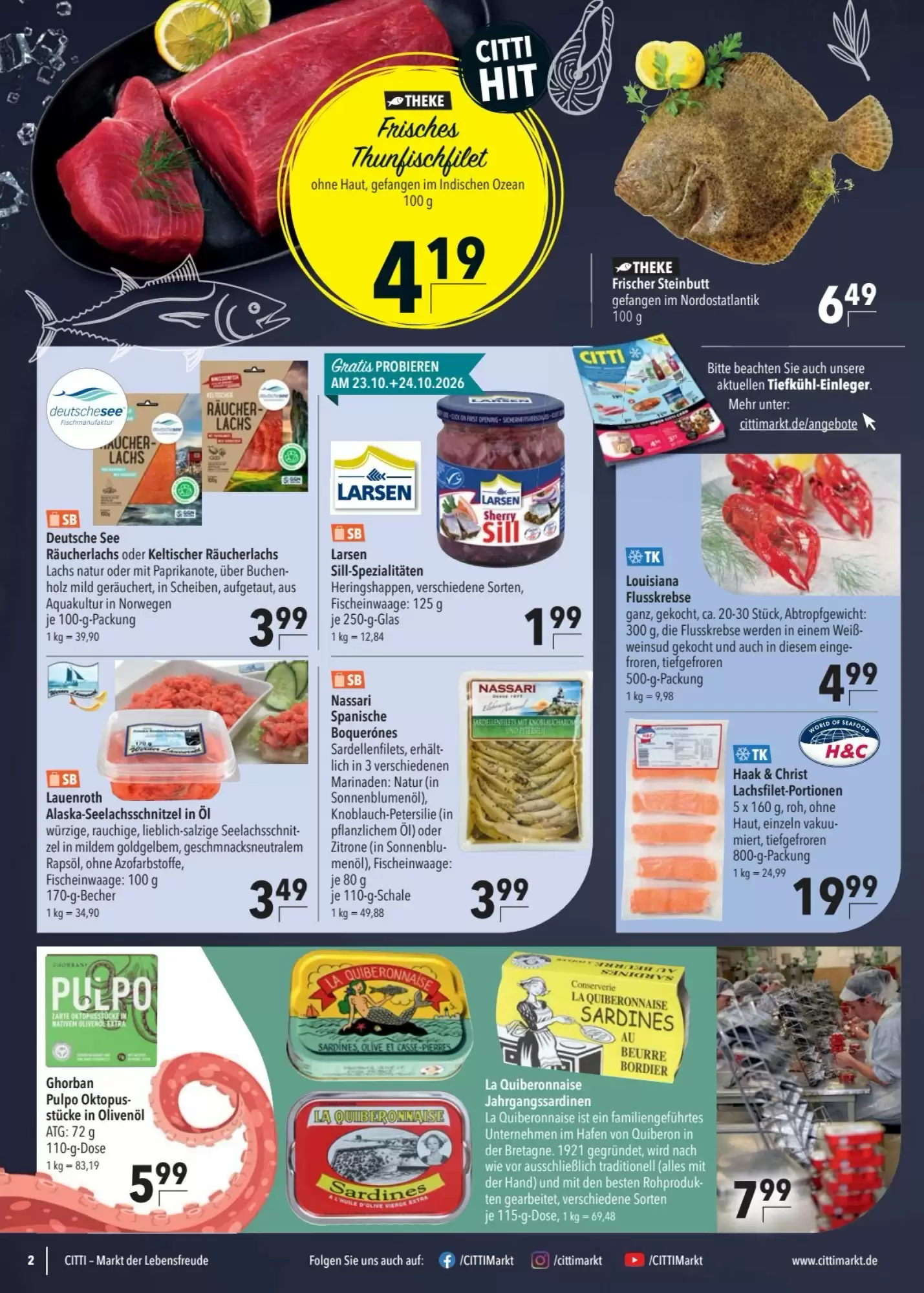 CITTI Markt Prospekt (ab 21.10.2026) zum Blättern - Seite 2