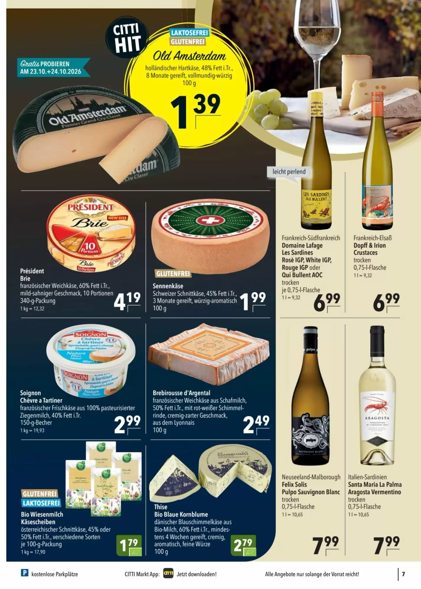 CITTI Markt Prospekt (ab 21.10.2026) zum Blättern - Seite 7