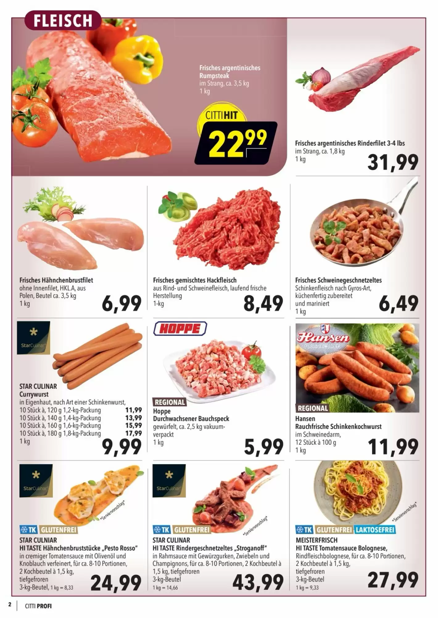 CITTI Markt Prospekt (ab 21.10.2026) zum Blättern - Seite 2