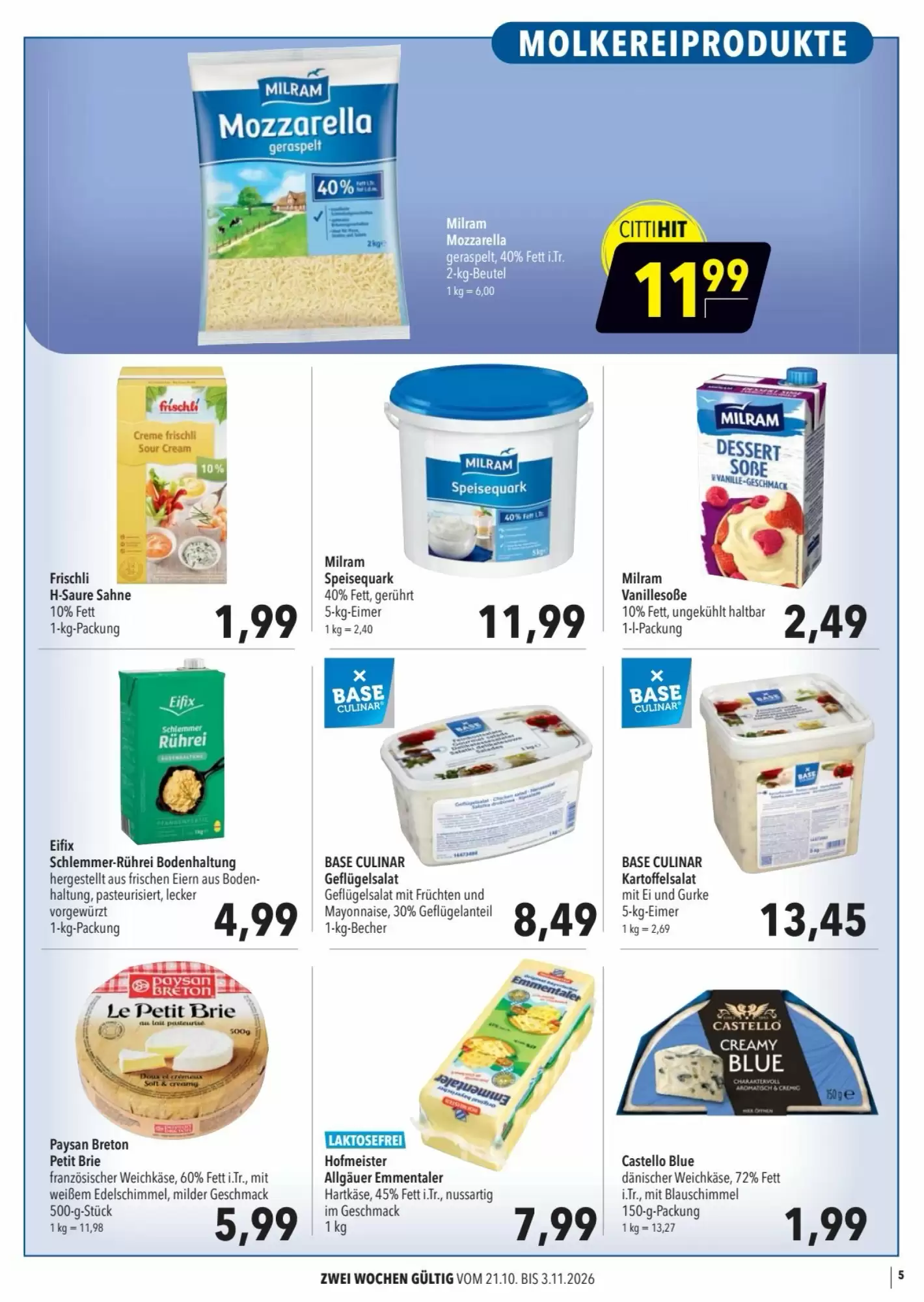 CITTI Markt Prospekt (ab 21.10.2026) zum Blättern - Seite 5