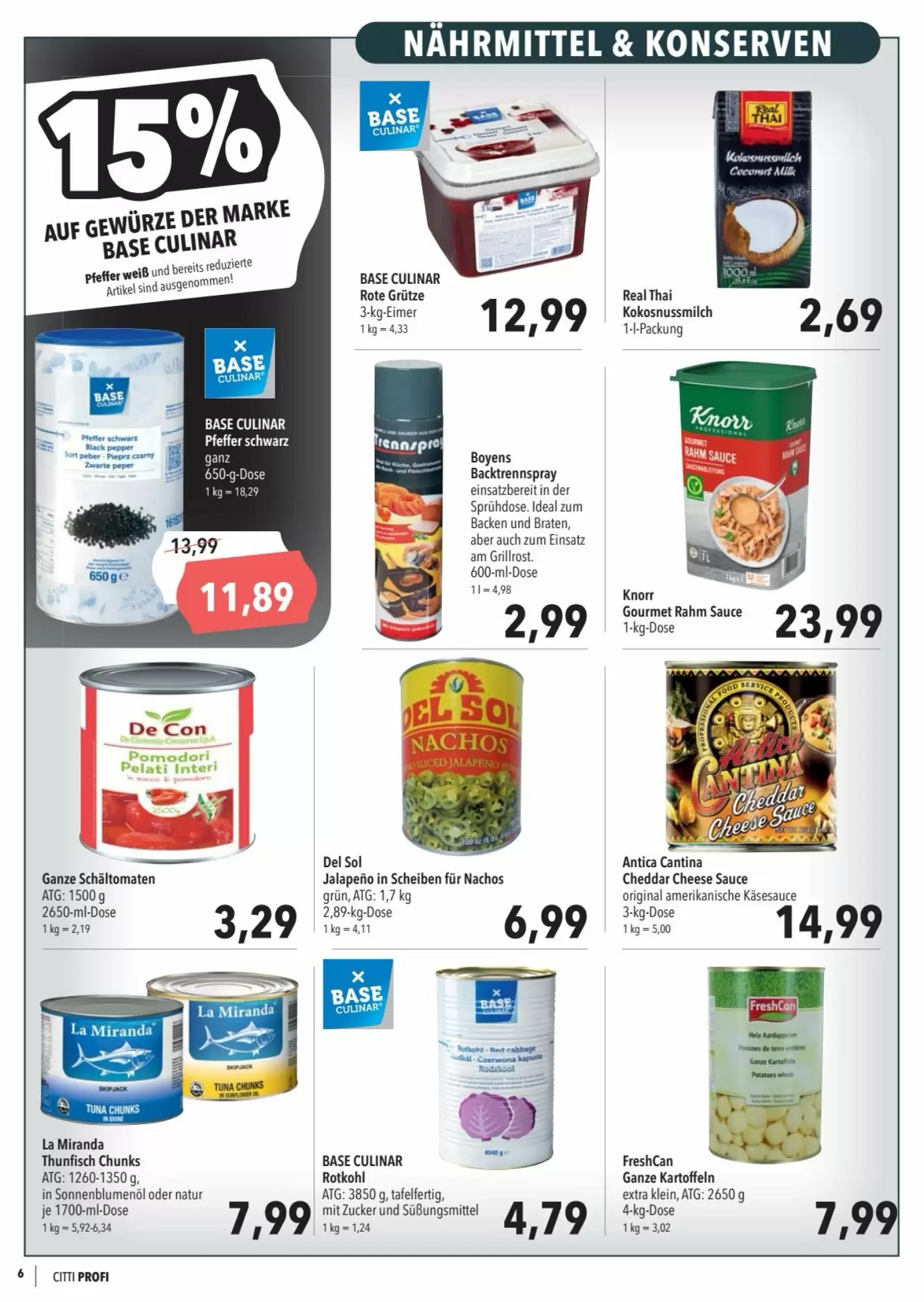CITTI Markt Prospekt (ab 21.10.2026) zum Blättern - Seite 6