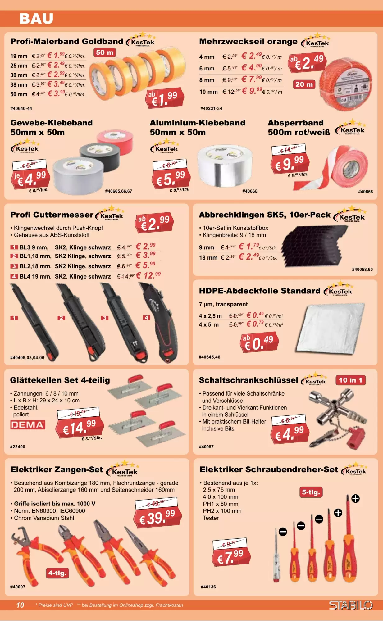 Stabilo Fachmarkt Prospekt (ab 21.10.2026) zum Blättern - Seite 10