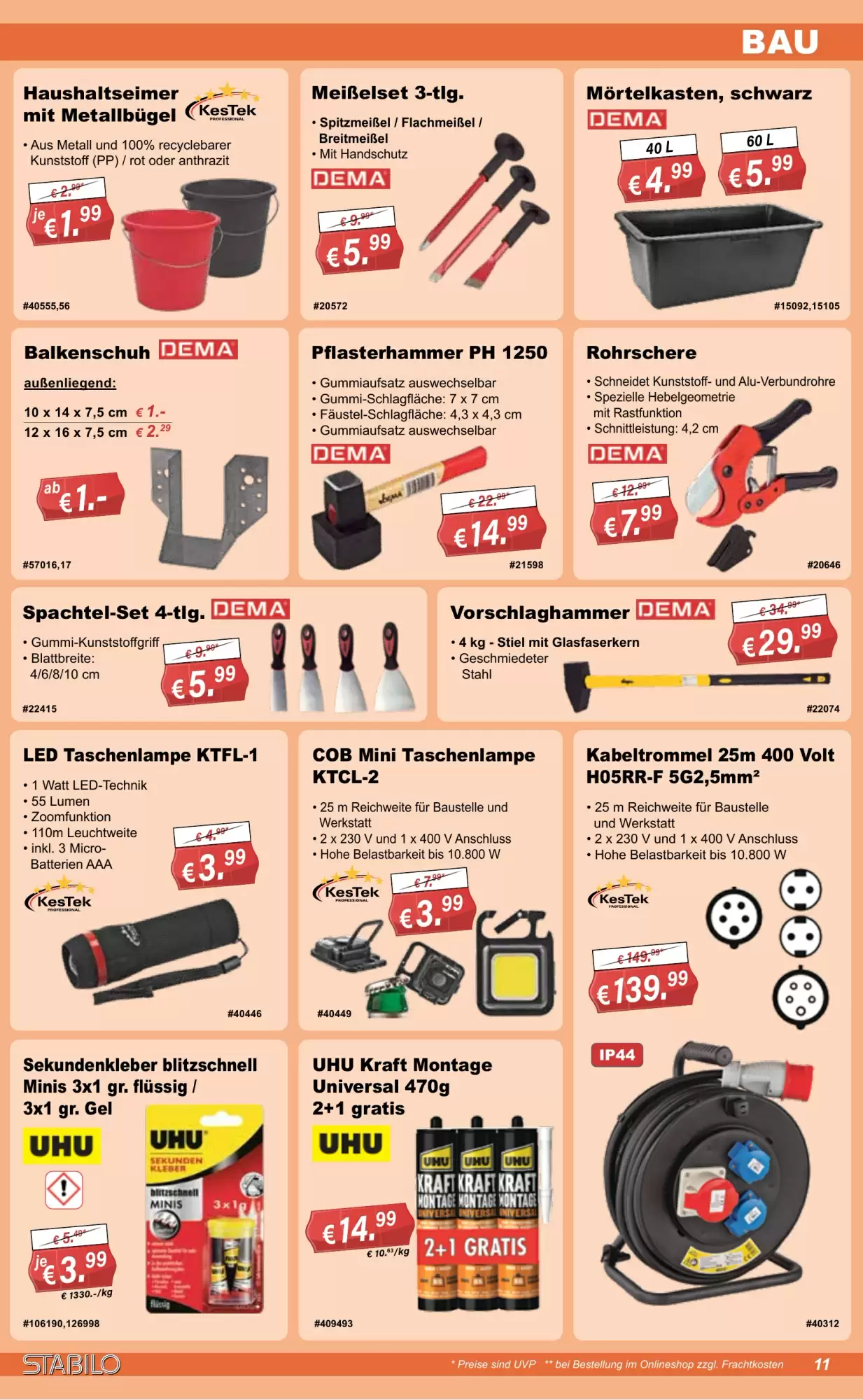 Stabilo Fachmarkt Prospekt (ab 21.10.2026) zum Blättern - Seite 11