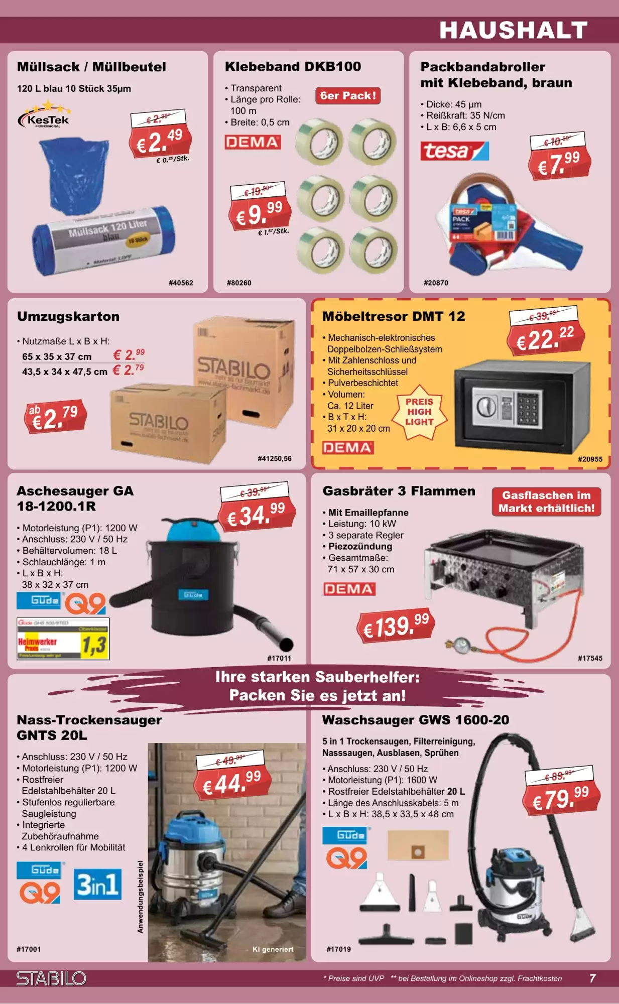 Stabilo Fachmarkt Prospekt (ab 21.10.2026) zum Blättern - Seite 7