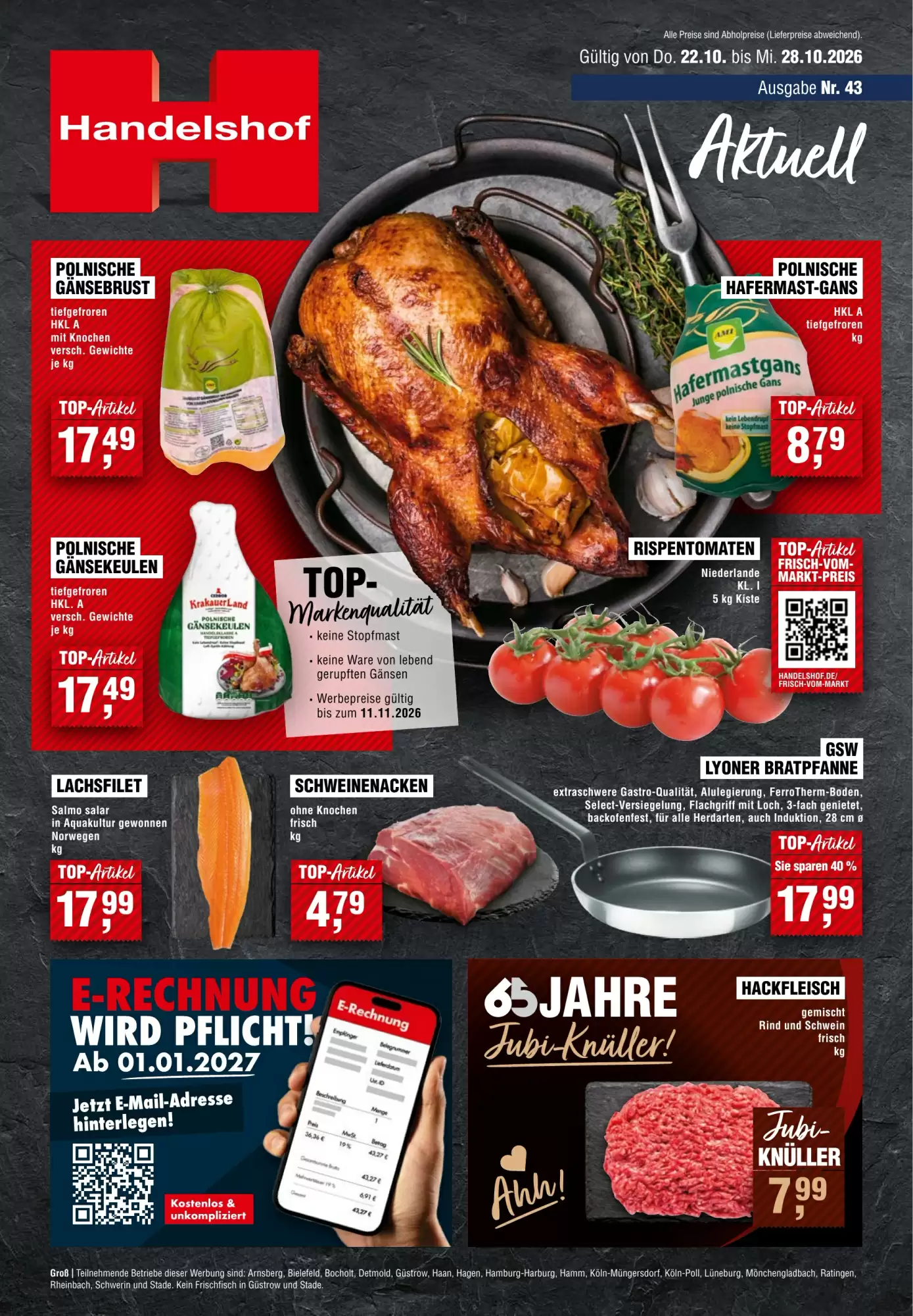 Handelshof Prospekt (ab 22.10.2026) zum Blättern - Seite 1