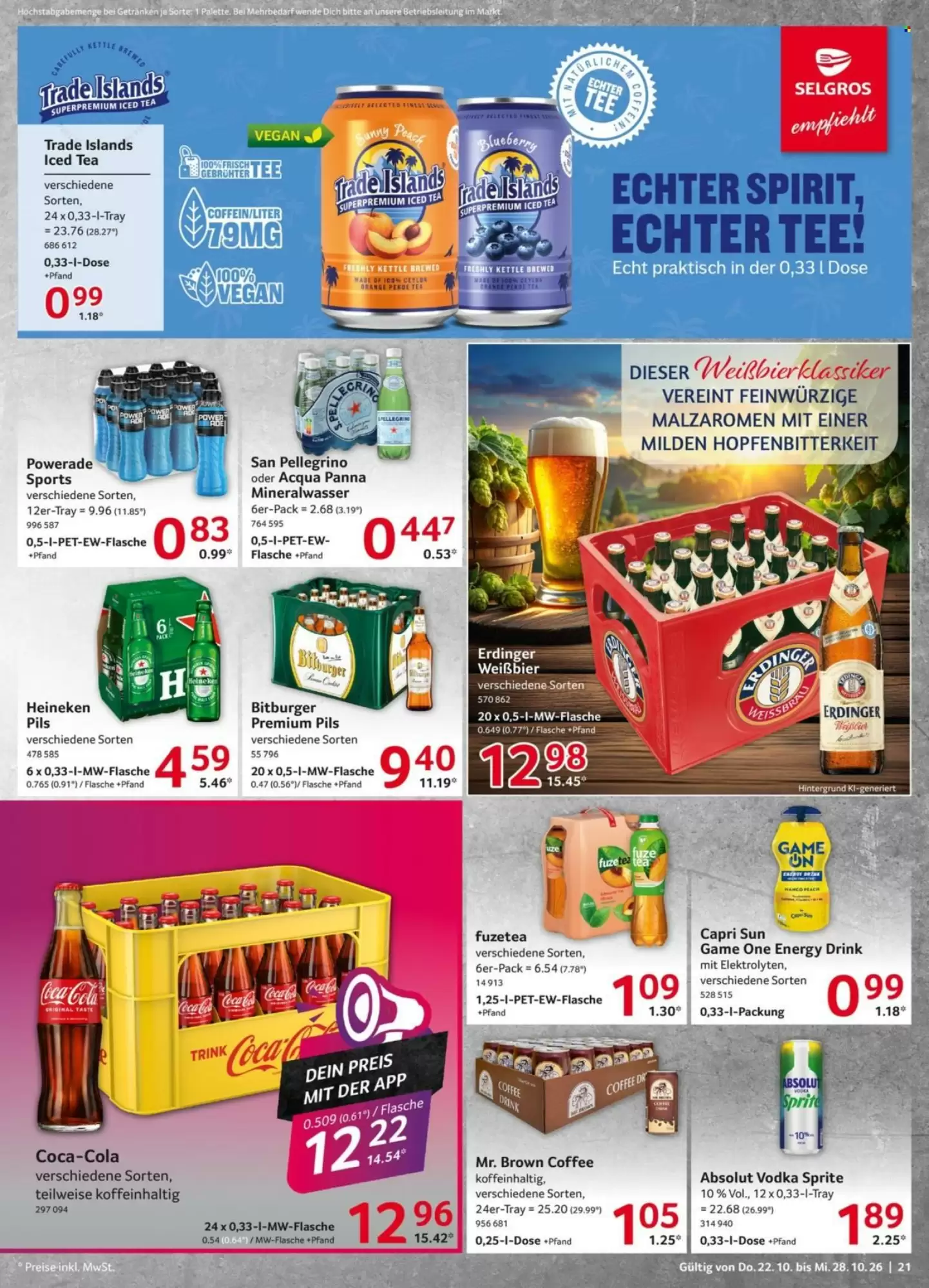 Selgros Prospekt (ab 22.10.2026) zum Blättern - Seite 21