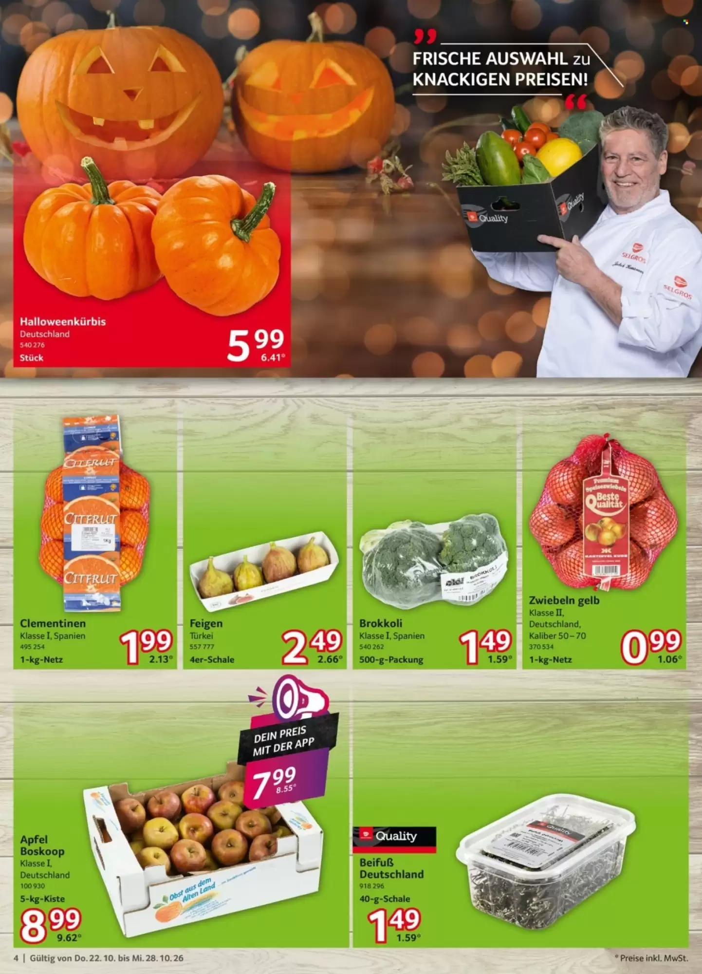 Selgros Prospekt (ab 22.10.2026) zum Blättern - Seite 4