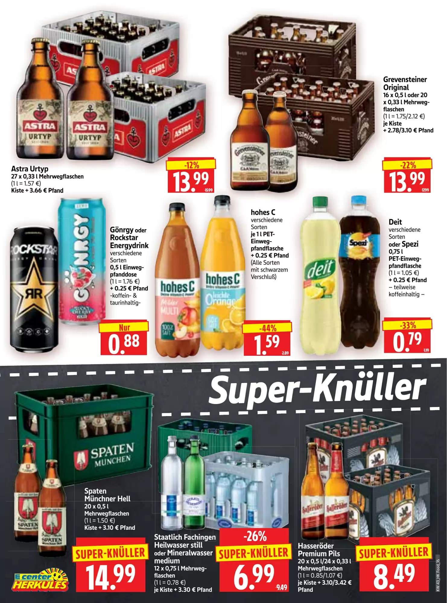 Edeka Herkules Prospekt (ab 22.10.2026) zum Blättern - Seite 16