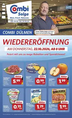 Combi Prospekt (ab 22.10.2026) zum Blättern