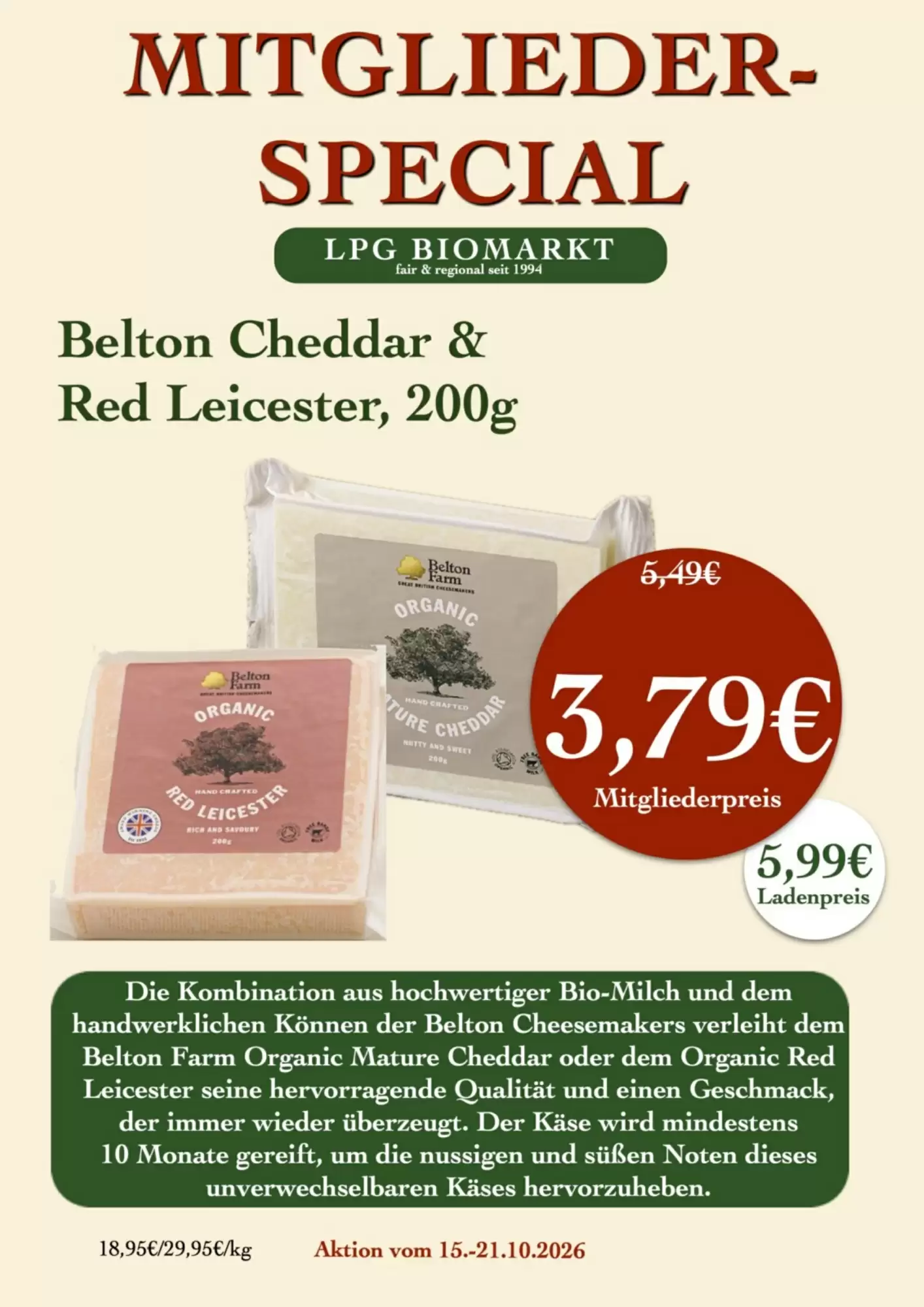 LPG Biomarkt Prospekt (ab 22.10.2026) zum Blättern - Seite 11