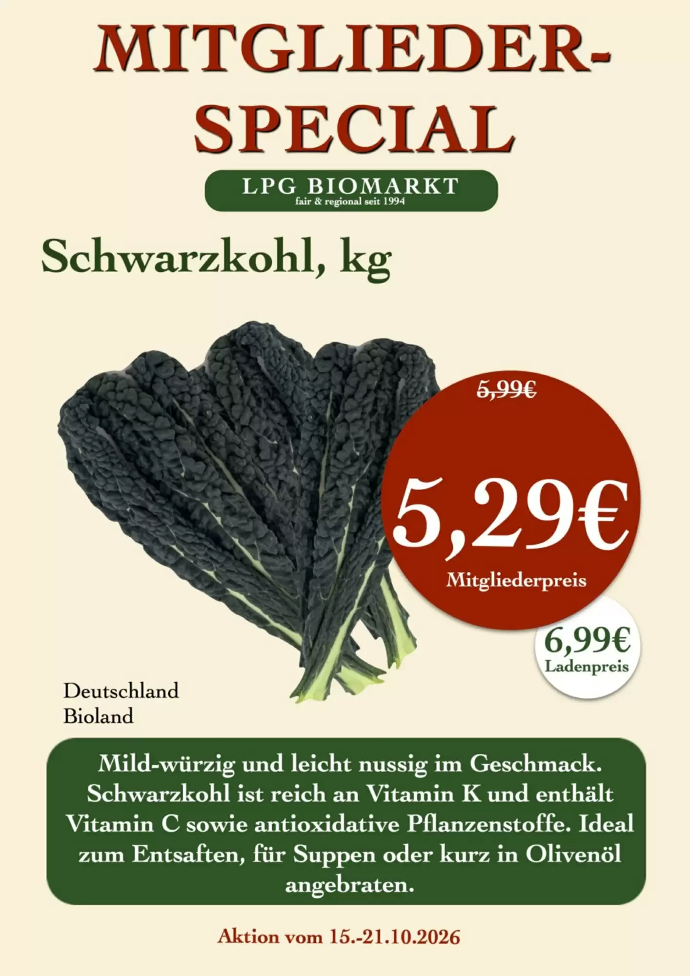 LPG Biomarkt Prospekt (ab 22.10.2026) zum Blättern - Seite 5