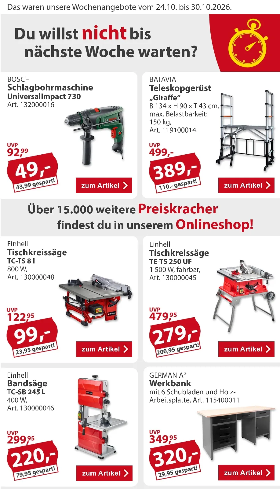 Sonderpreis Baumarkt Prospekt (ab 24.10.2026) zum Blättern - Seite 2
