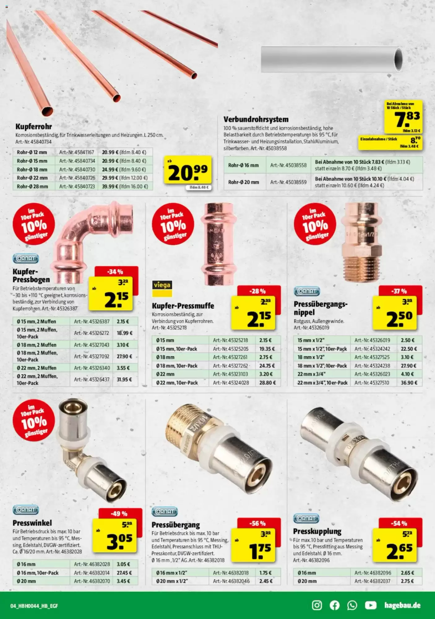 Hagebau Prospekt (ab 24.10.2026) zum Blättern - Seite 9