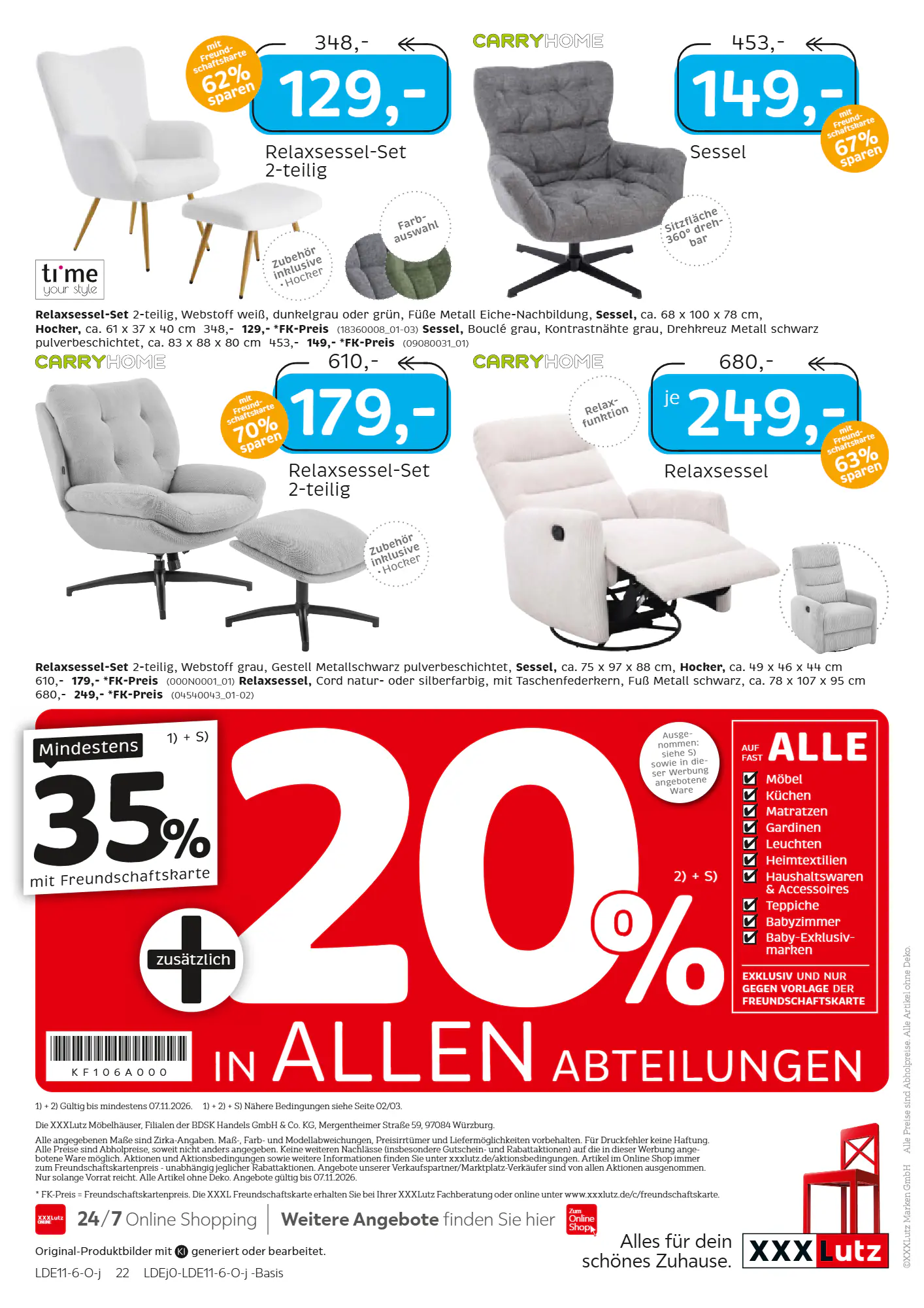 XXXLutz Prospekt (ab 24.10.2026) zum Blättern - Seite 22