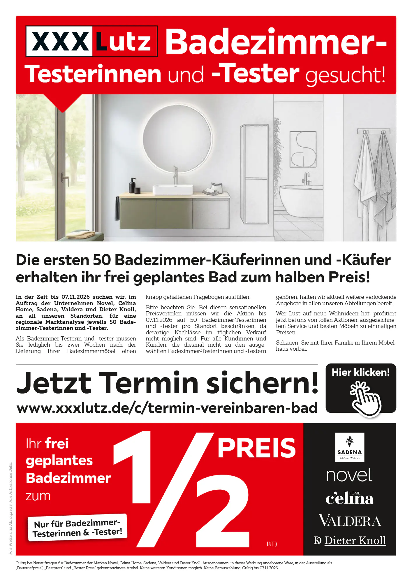 XXXLutz Prospekt (ab 24.10.2026) zum Blättern - Seite 1
