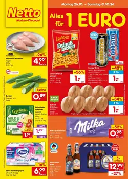 Netto Marken-Discount Prospekt (ab 25.10.2026) zum Blättern