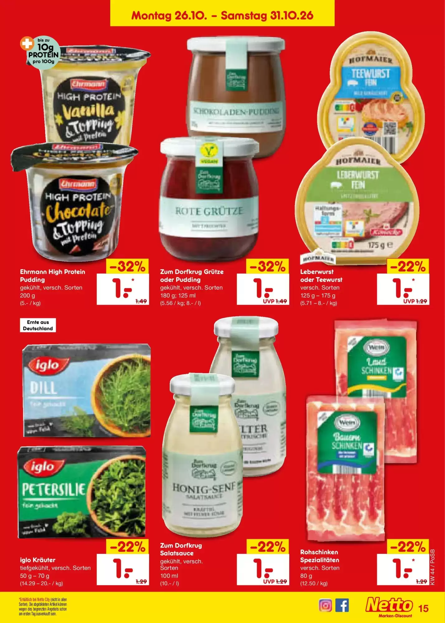 Netto Marken-Discount Prospekt (ab 25.10.2026) zum Blättern - Seite 23