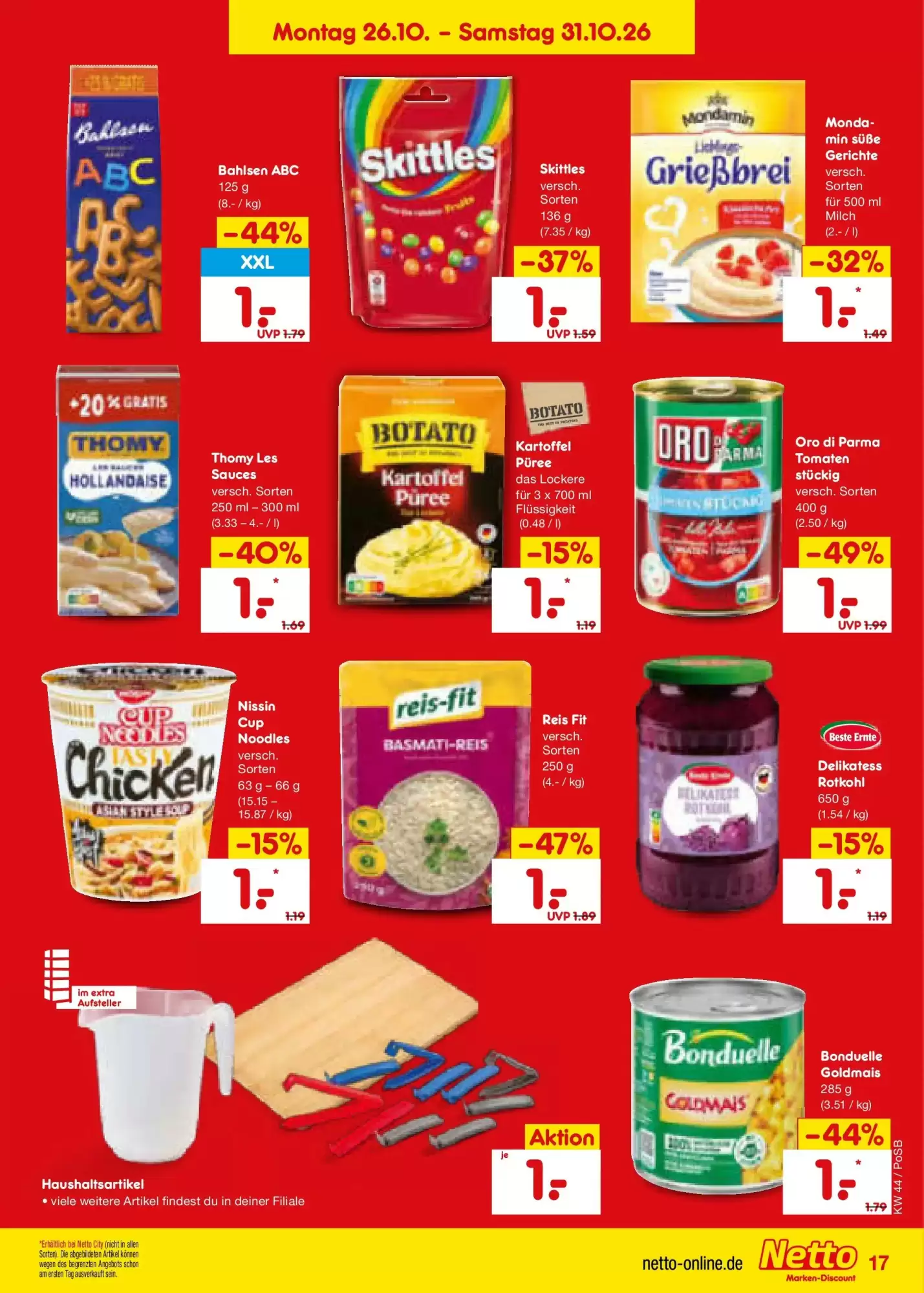 Netto Marken-Discount Prospekt (ab 25.10.2026) zum Blättern - Seite 25