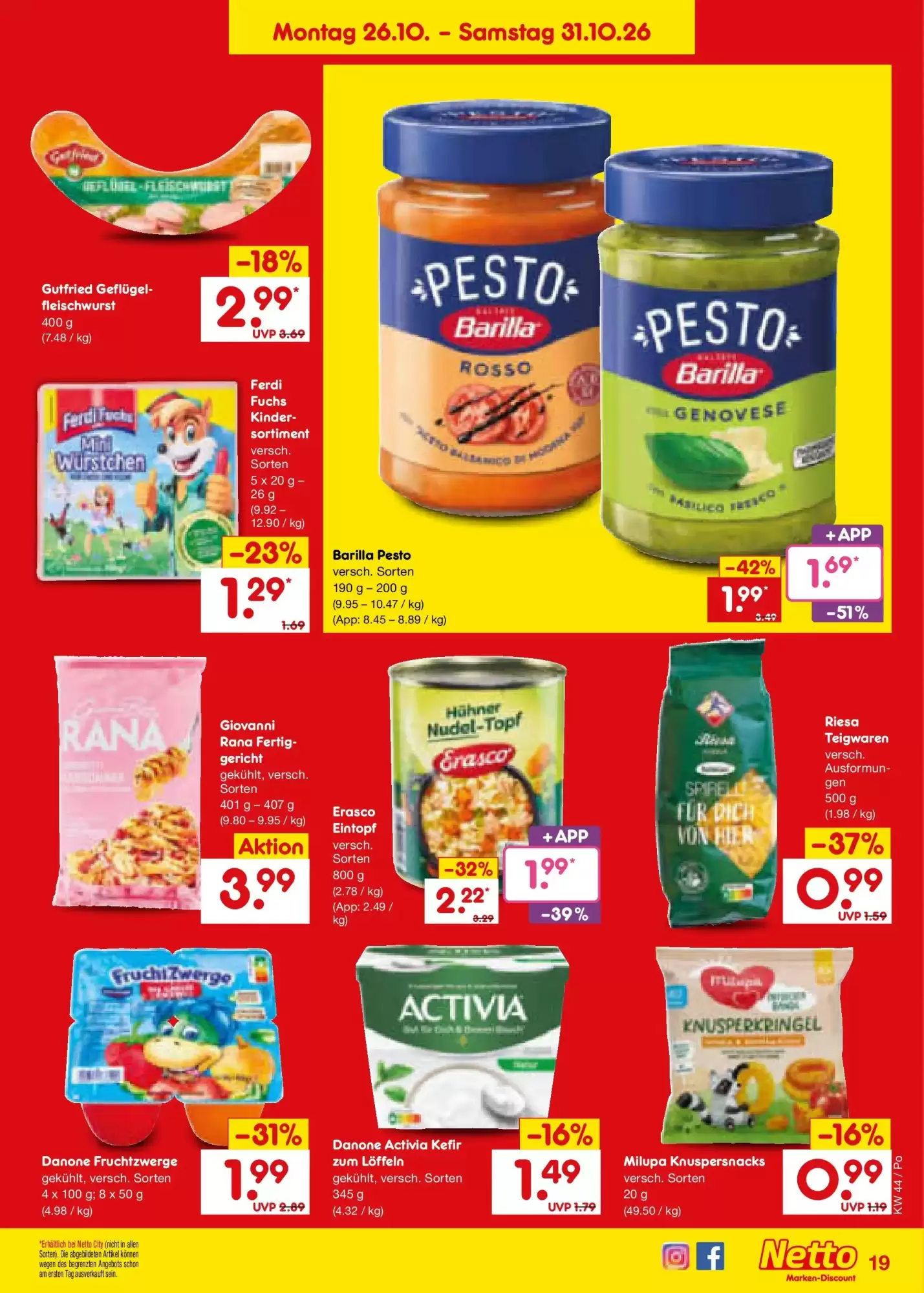 Netto Marken-Discount Prospekt (ab 25.10.2026) zum Blättern - Seite 27