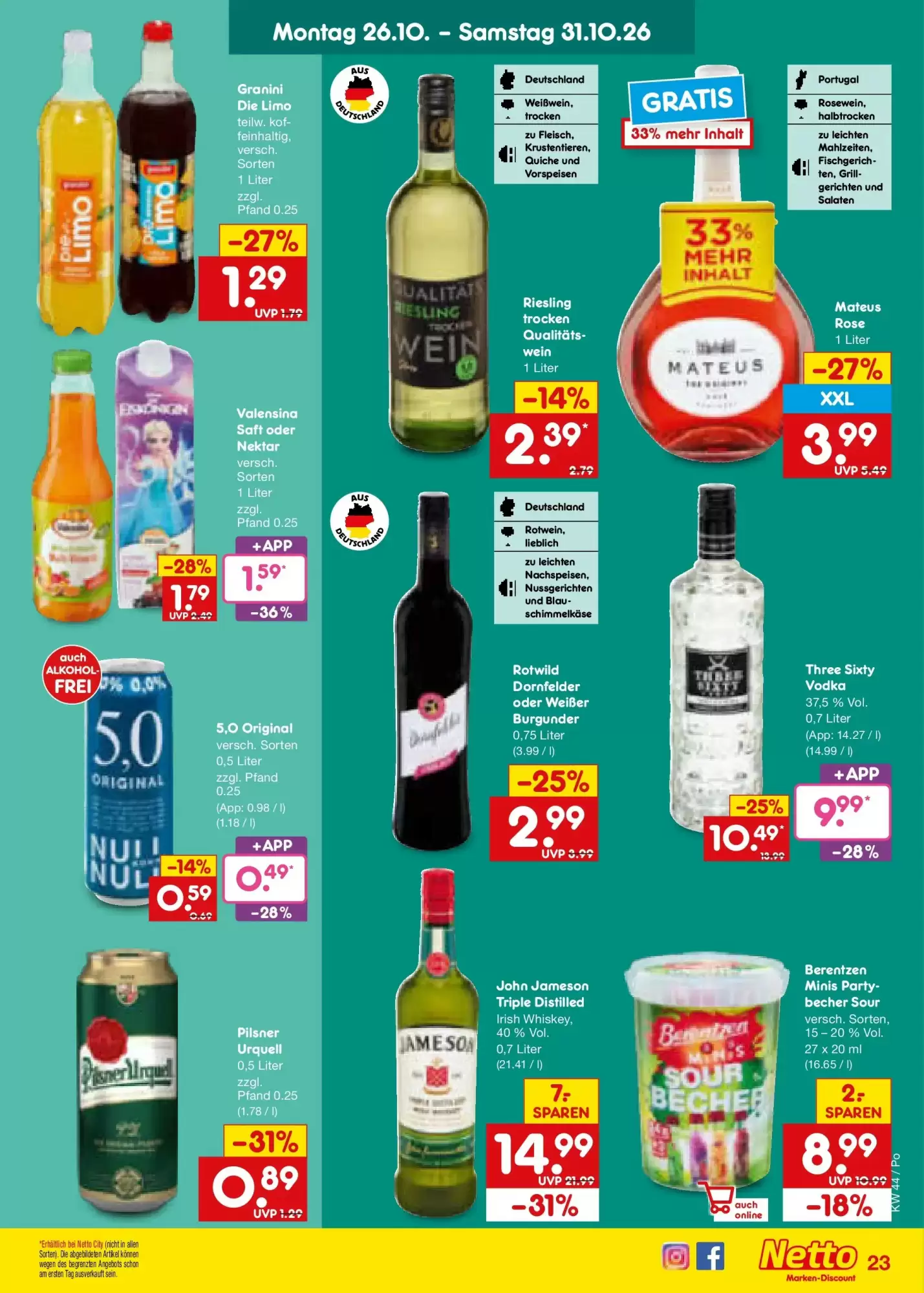Netto Marken-Discount Prospekt (ab 25.10.2026) zum Blättern - Seite 31