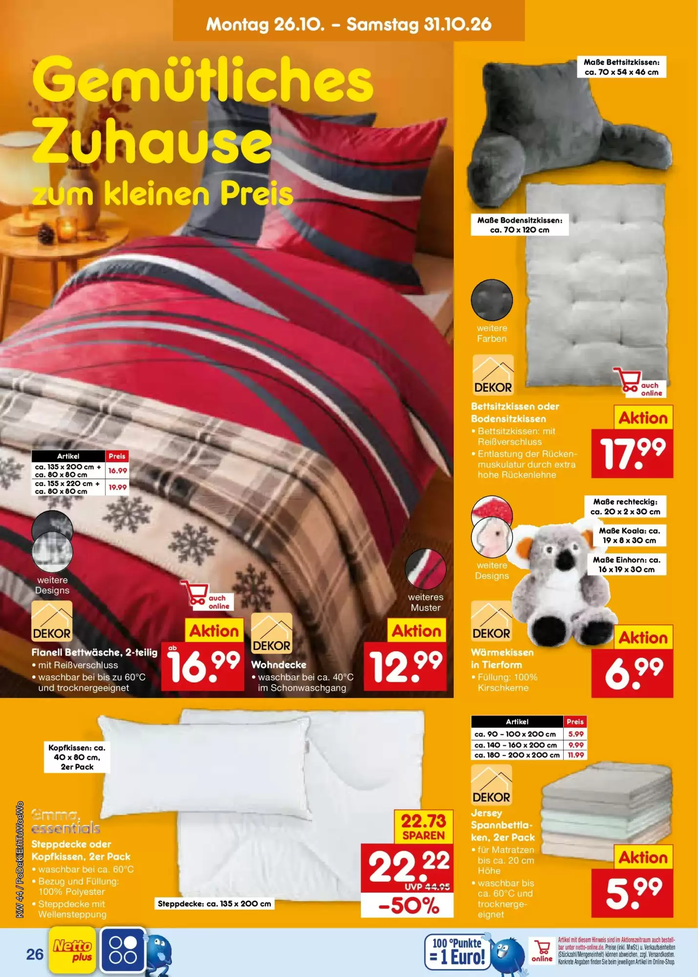 Netto Marken-Discount Prospekt (ab 25.10.2026) zum Blättern - Seite 36