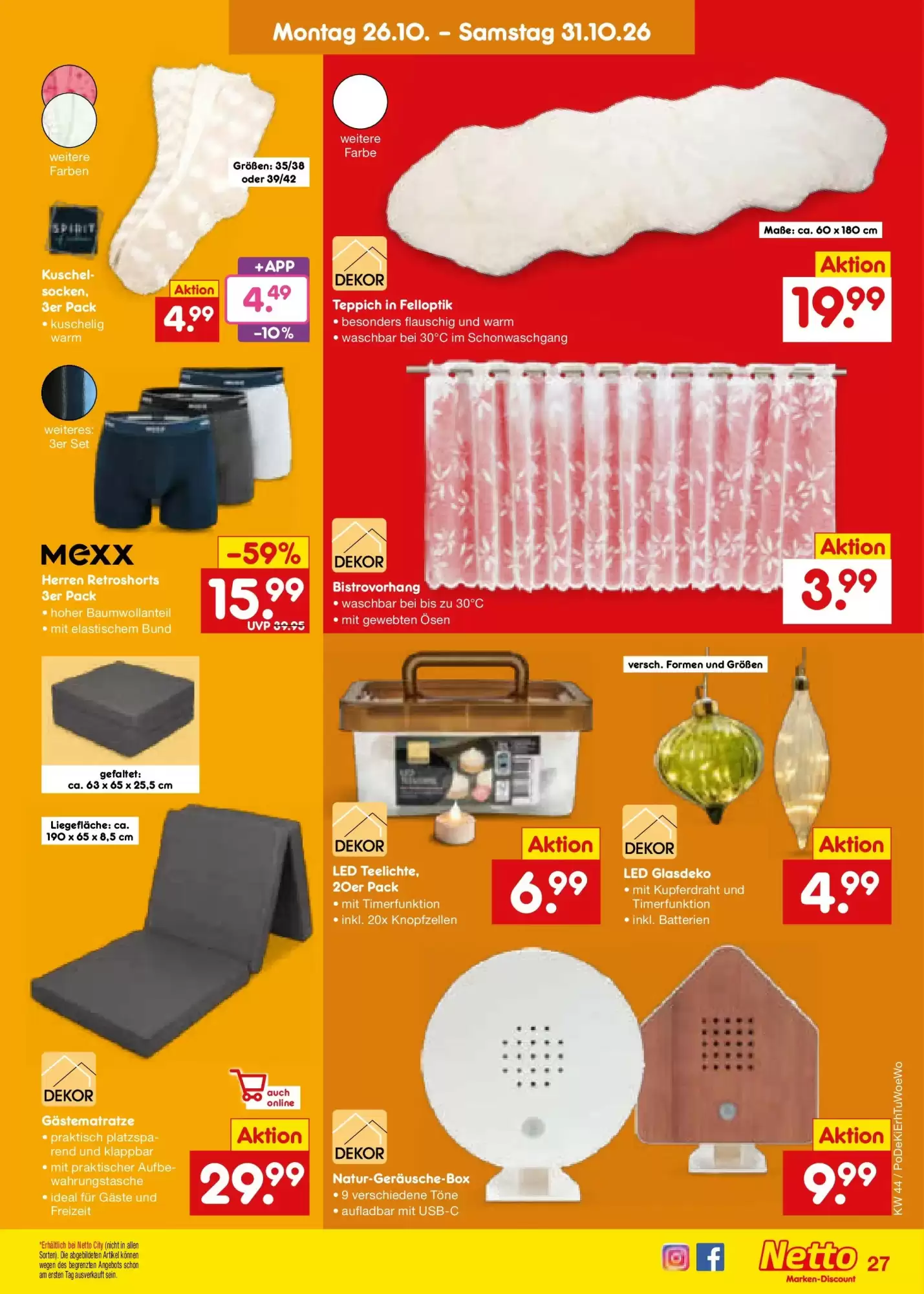 Netto Marken-Discount Prospekt (ab 25.10.2026) zum Blättern - Seite 37