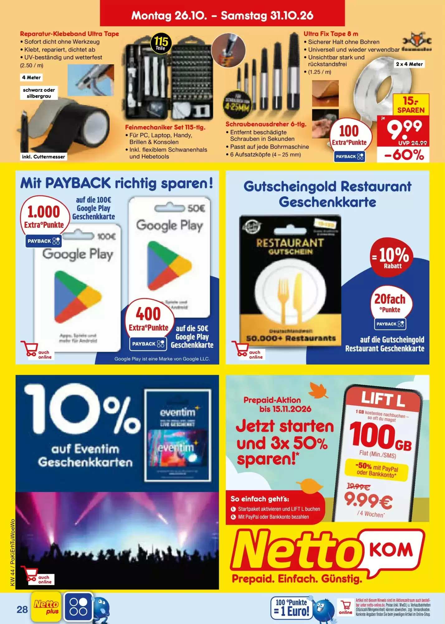 Netto Marken-Discount Prospekt (ab 25.10.2026) zum Blättern - Seite 38