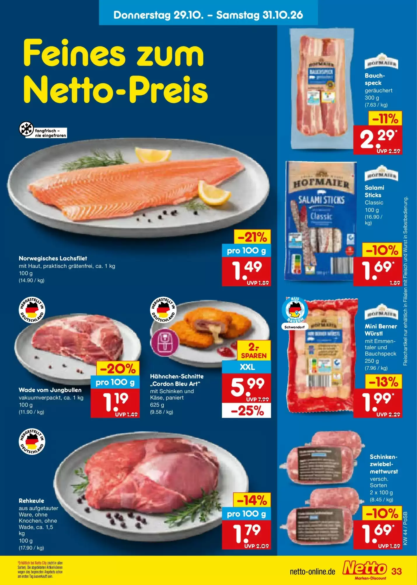 Netto Marken-Discount Prospekt (ab 25.10.2026) zum Blättern - Seite 43