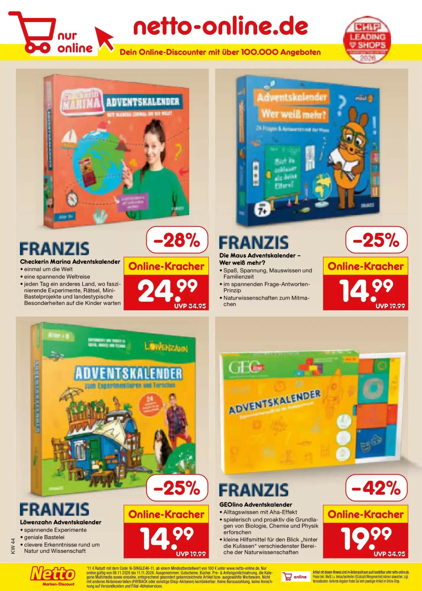 Netto Marken-Discount Prospekt (ab 25.10.2026) zum Blättern - Seite 63