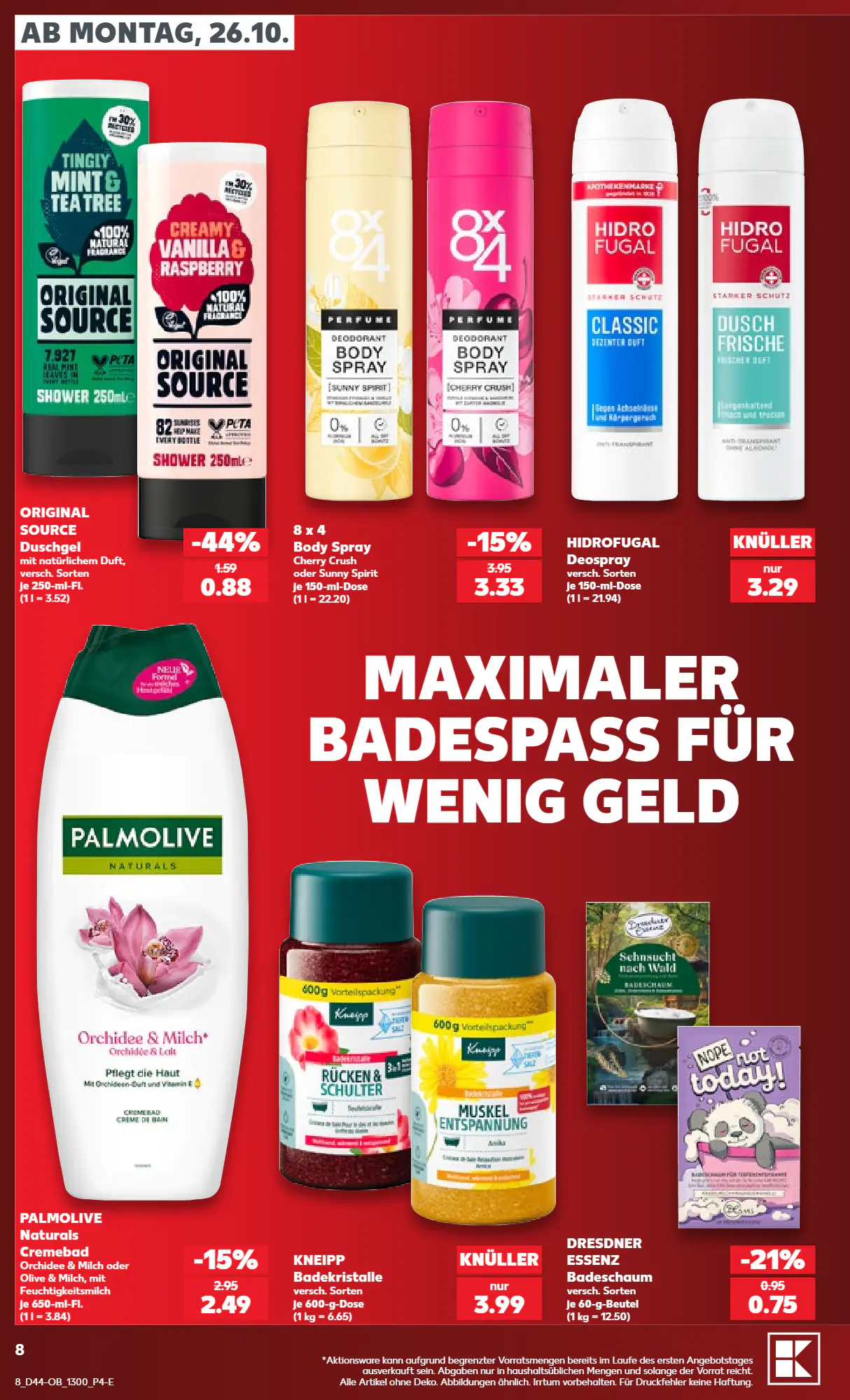 Kaufland Prospekt (ab 25.10.2026) zum Blättern - Seite 8