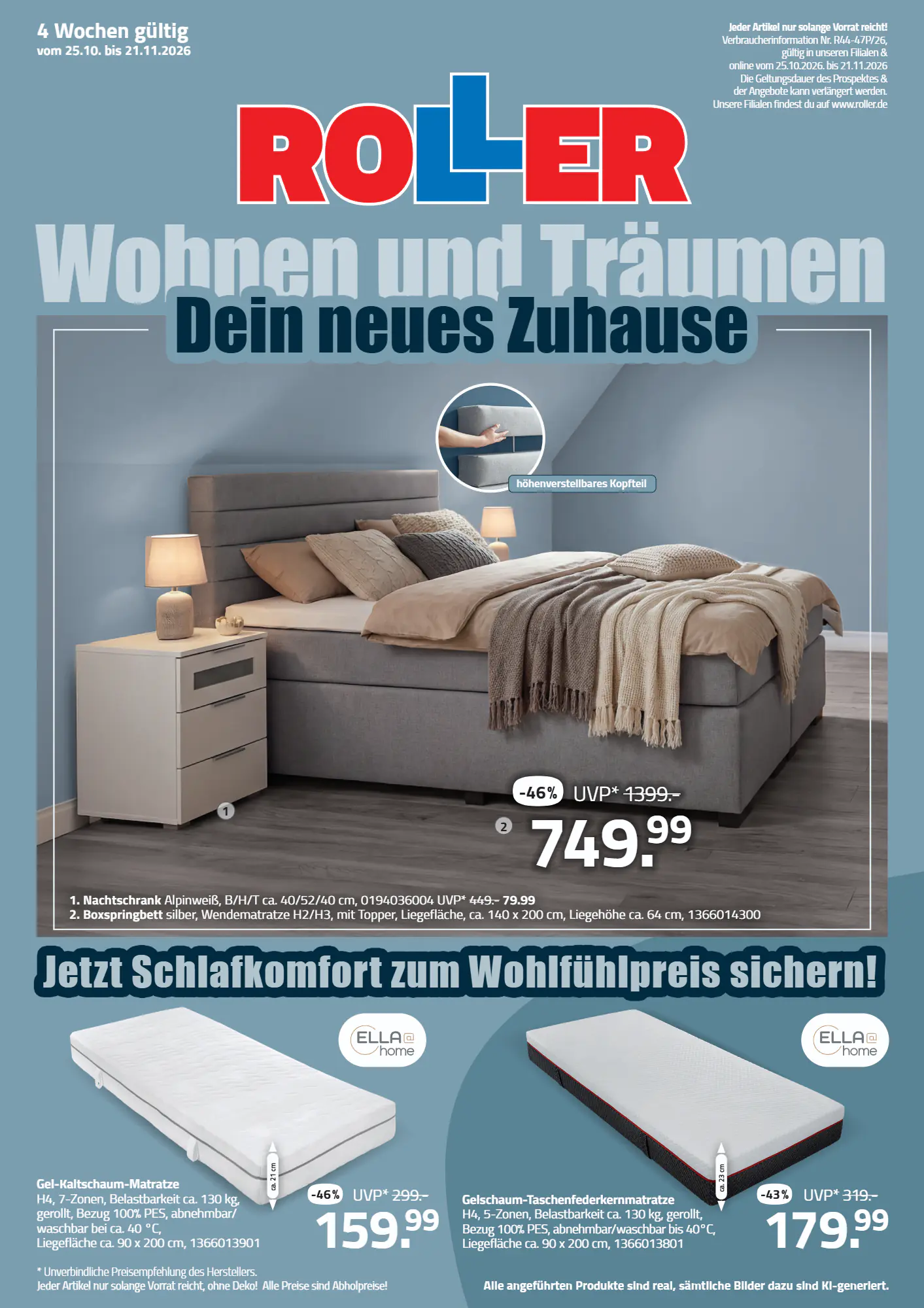 ROLLER Prospekt (ab 25.10.2026) zum Blättern - Seite 1