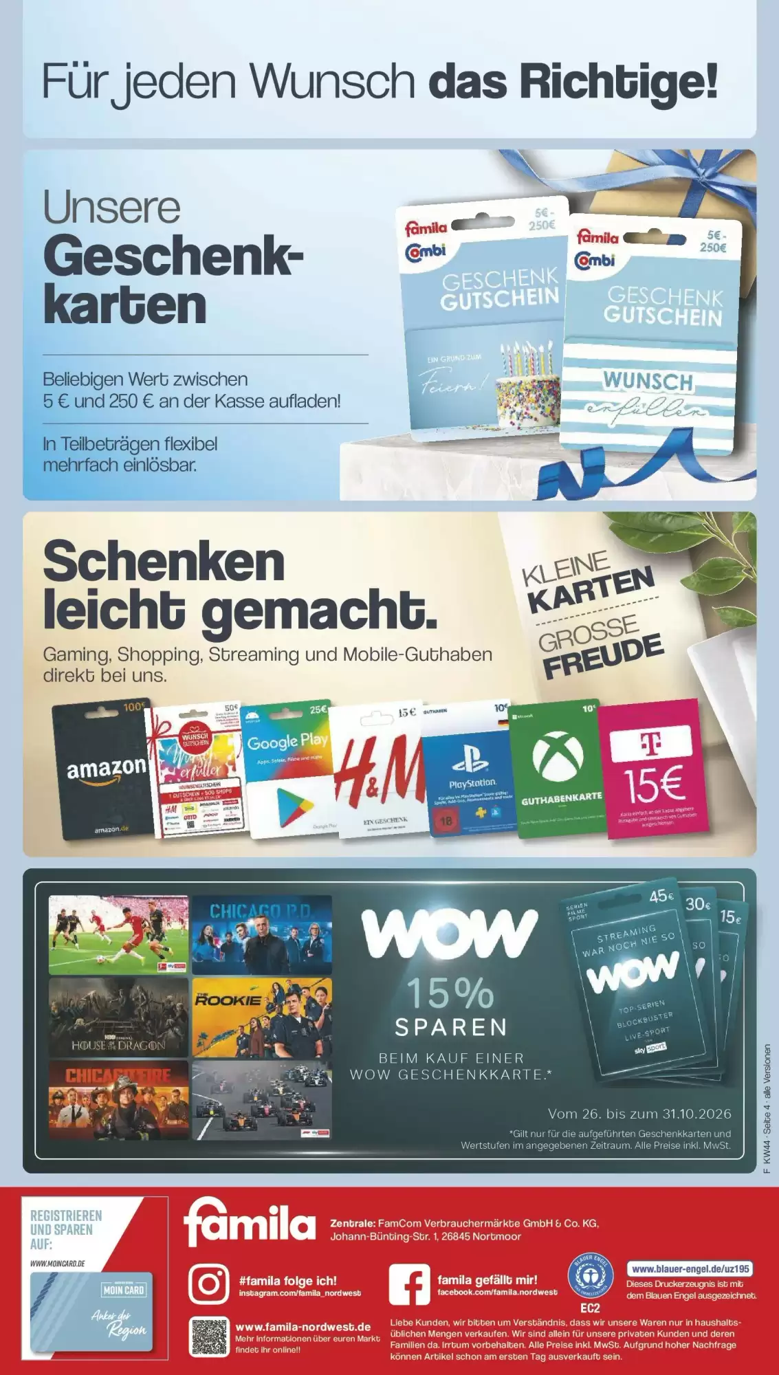 Famila Nord West Prospekt (ab 25.10.2026) zum Blättern - Seite 4