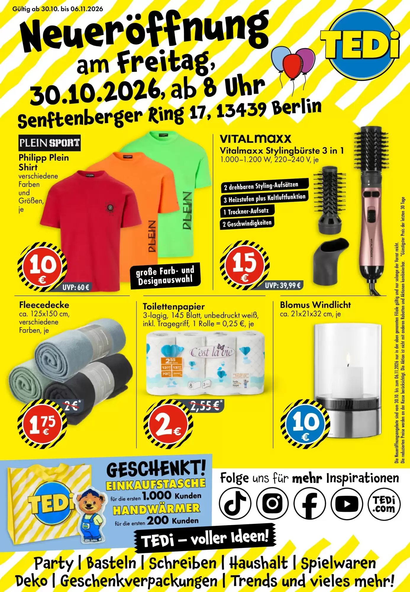TEDi Prospekt (ab 25.10.2026) zum Blättern - Seite 1