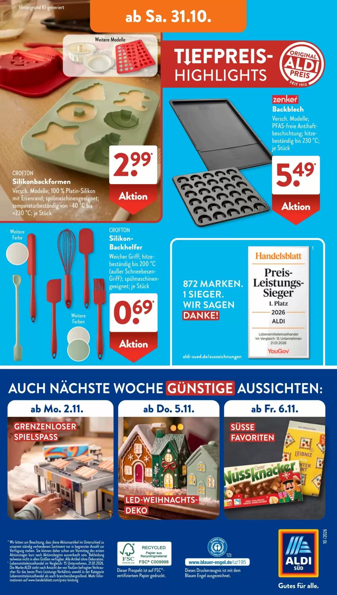 Aldi Süd Prospekt (ab 26.10.2026) zum Blättern - Seite 16