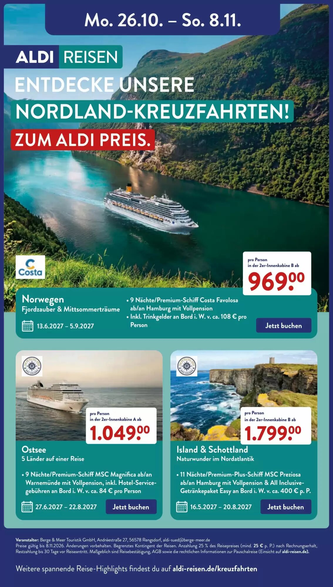 Aldi Süd Prospekt (ab 26.10.2026) zum Blättern - Seite 22