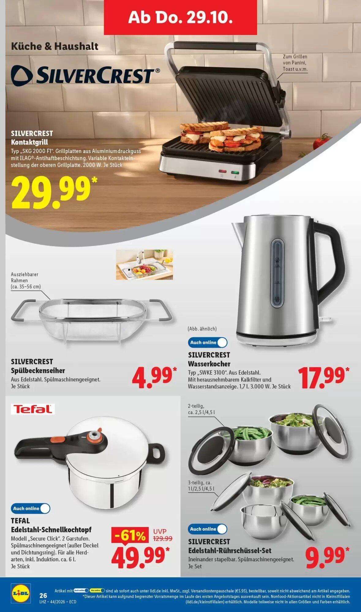 Lidl Prospekt (ab 26.10.2026) zum Blättern - Seite 18