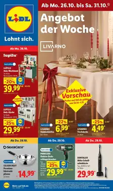 Lidl Prospekt (ab 26.10.2026) zum Blättern