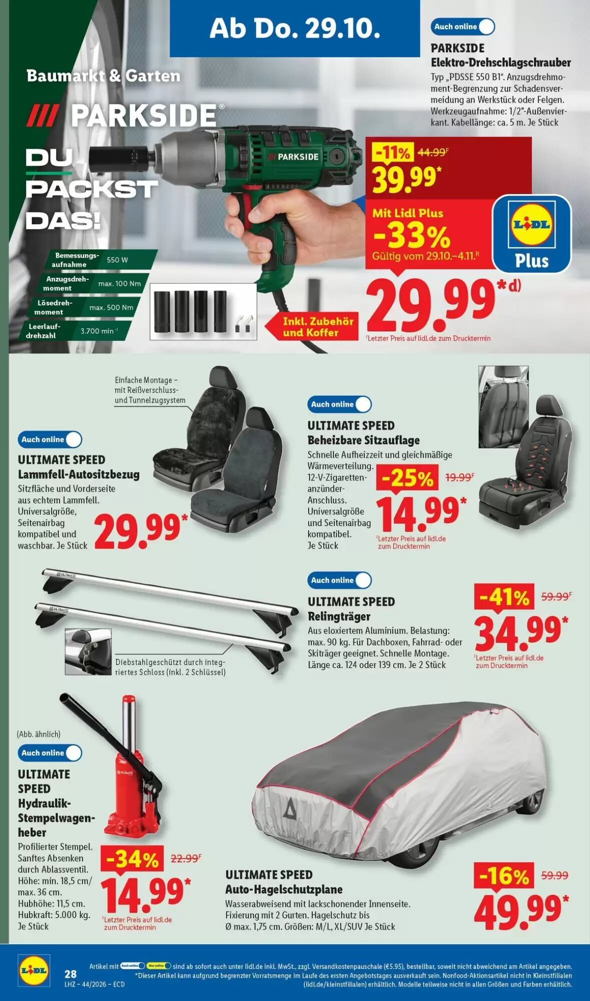 Lidl Prospekt (ab 26.10.2026) zum Blättern - Seite 22